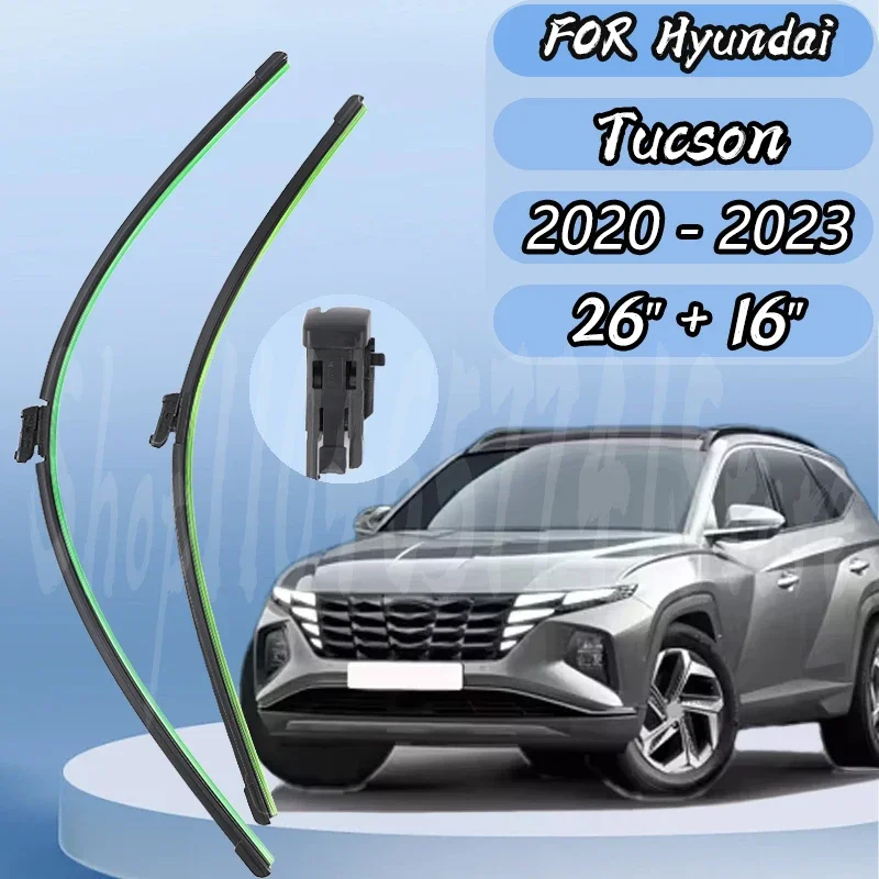 Car Wiper For Hyundai Tucson 2020-2023 Front Wiper Blades Windscreen Wipers Car Rain Brushes Auto Accessories 26"+16"
Car Wiper For Hyundai Tucson 2020-2023 Front Wiper Blades Windscreen Wipers Car Rain Brushes Auto Accessories 26"+16"