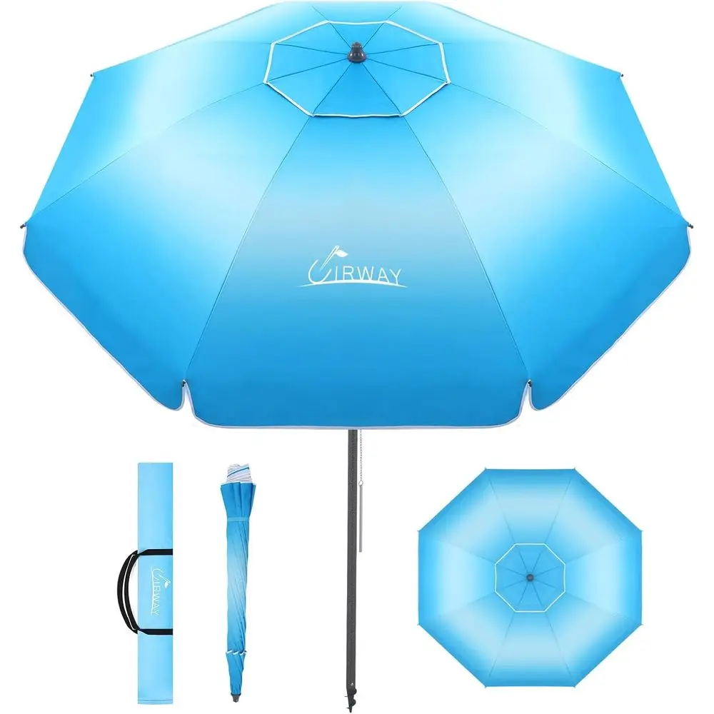 Heavy-Duty Windproof Beach Umbrella with Sand Anchor, Portable Sun Shelter for Outdoor Use
Heavy-Duty Windproof Beach Umbrella with Sand Anchor, Portable Sun Shelter for Outdoor Use