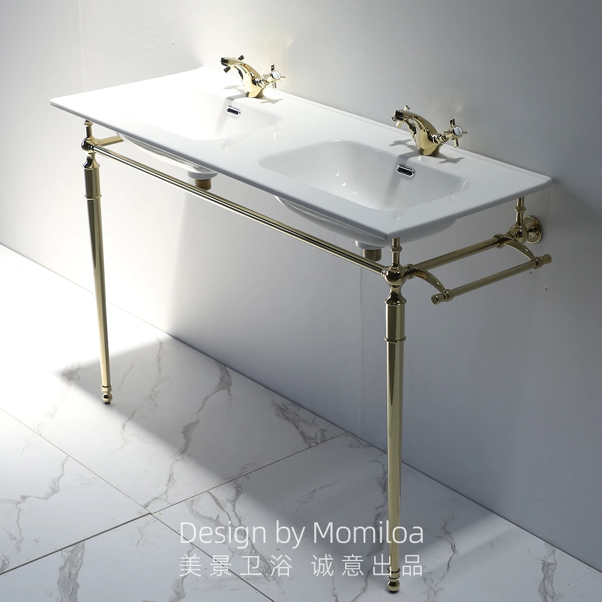 Nordic retro minimalist style washbasin double basin 1.2 meters 120cm European double slot washbasin
Nordic retro minimalist style washbasin double basin 1.2 meters 120cm European double slot washbasin