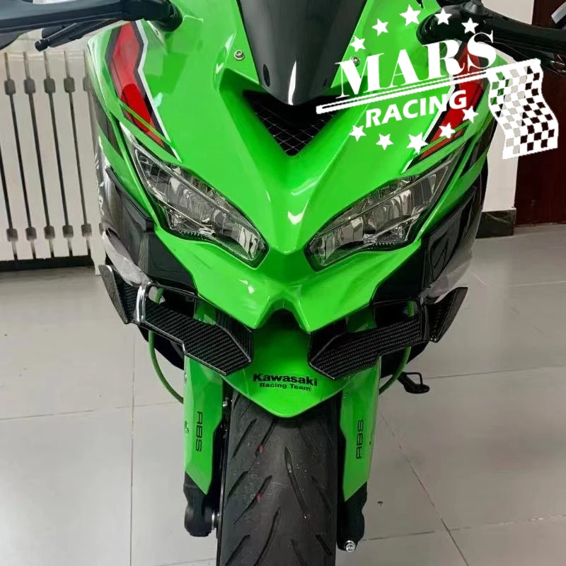 For Kawasaki ZX4R ZX4RR ZX25R 2022-2024 2025 2026 Motorcycle Sport Downforce Naked Forntal Spoilers Aerodynamic Wing Deflector
For Kawasaki ZX4R ZX4RR ZX25R 2022-2024 2025 2026 Motorcycle Sport Downforce Naked Forntal Spoilers Aerodynamic Wing Deflector