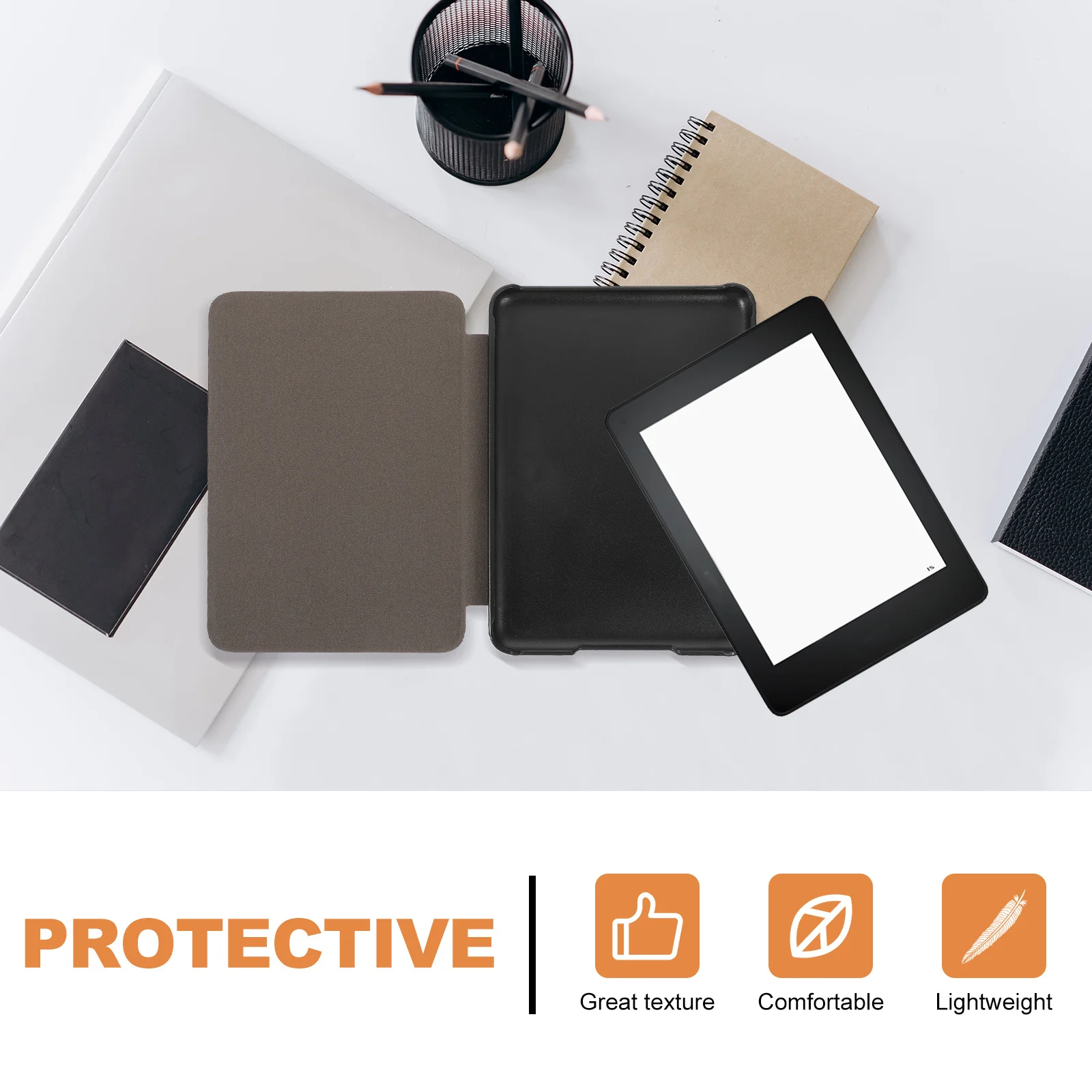 Gatuida Case Protective Sleeve Microfiber Cover for Ebook Tablet with Screen and Glasses Storage
Gatuida Case Protective Sleeve Microfiber Cover for Ebook Tablet with Screen and Glasses Storage