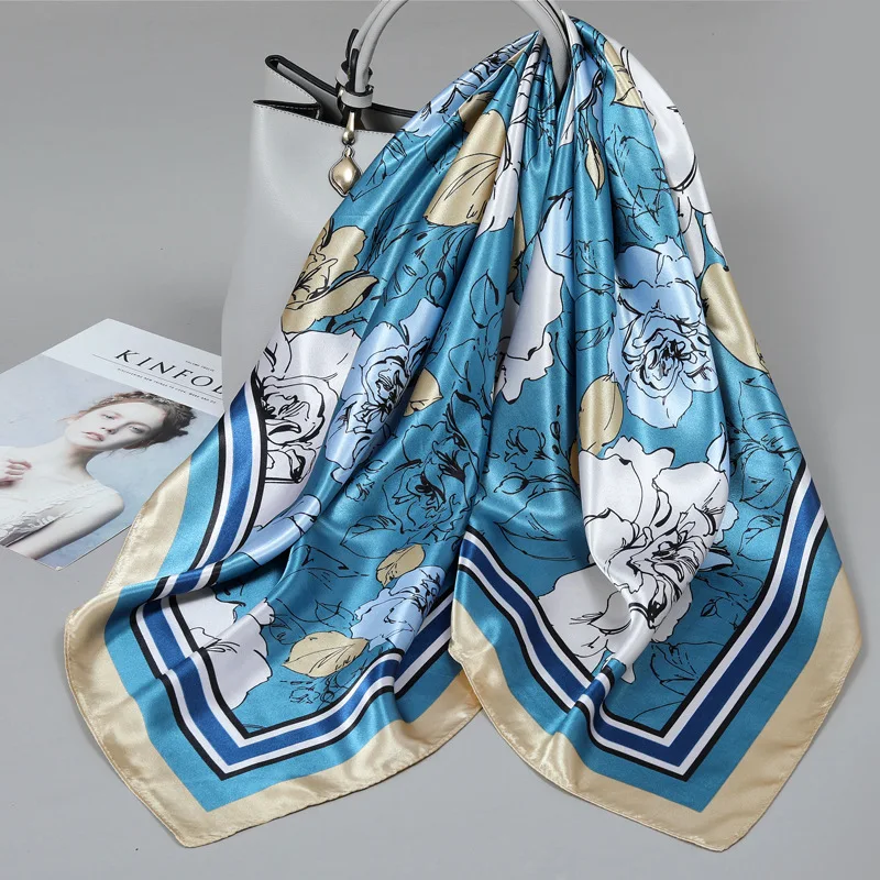 90 Large Square Silk Scarf for Women 2025 New Spring and Summer High-End Korean Style Versatile Thin Scarf Shawl
90 Large Square Silk Scarf for Women 2025 New Spring and Summer High-End Korean Style Versatile Thin Scarf Shawl