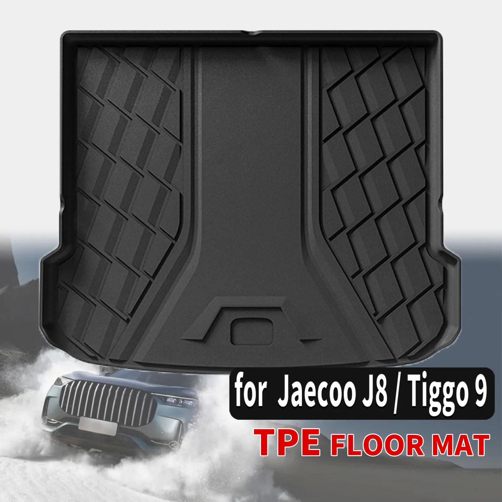 for Jaecoo J8 Chery Tiggo 9 Luxury Eco-Friendly TPE Trunk Pad Odorless Non-Toxic Custom Fit Car Accessories
for Jaecoo J8 Chery Tiggo 9 Luxury Eco-Friendly TPE Trunk Pad Odorless Non-Toxic Custom Fit Car Accessories