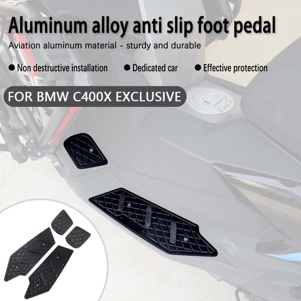 Motorcycle Footrest Pedals pedals Footrest Pedals Aluminum alloy reinforced foot pad For BMW C400X C400 X C 400X C 400 X
Motorcycle Footrest Pedals pedals Footrest Pedals Aluminum alloy reinforced foot pad For BMW C400X C400 X C 400X C 400 X