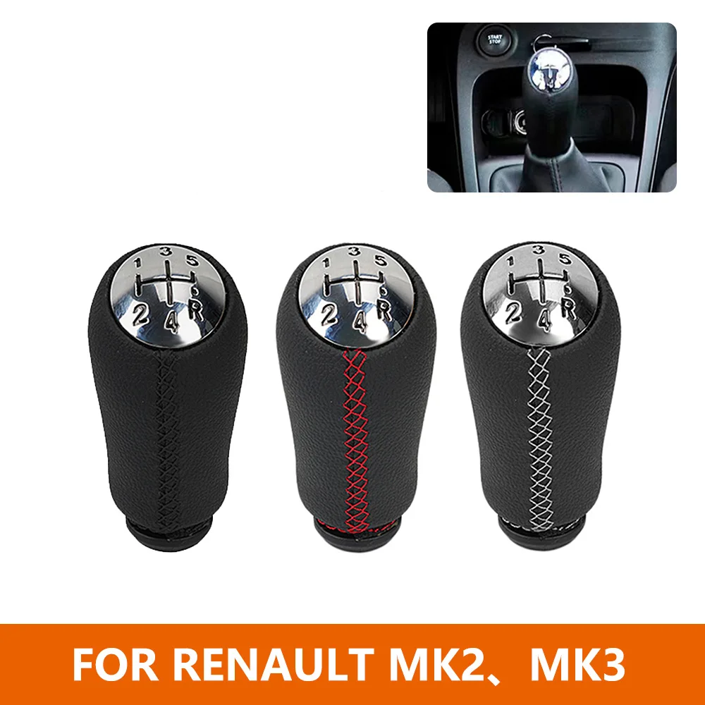 OE 328650008R Leather Gear Shift Knob Cover for Renault Clio MK3/Megane MK2 5-Speed Manual
OE 328650008R Leather Gear Shift Knob Cover for Renault Clio MK3/Megane MK2 5-Speed Manual