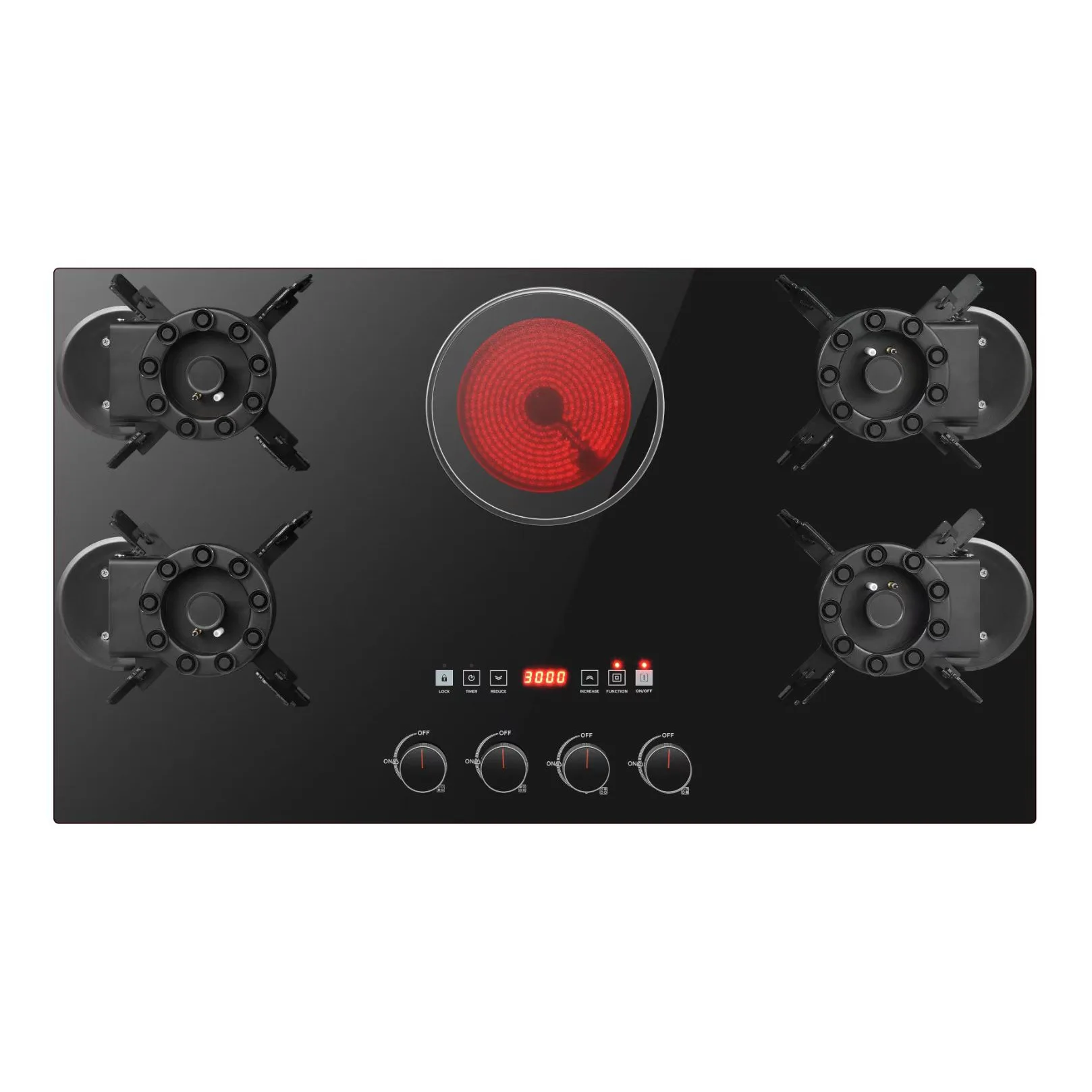 High-Power 5-Burner Flip-Top Magic Disc Stove Gas-Electric Ceramic Cooktop Electronic For Use Cross-Border Supply
High-Power 5-Burner Flip-Top Magic Disc Stove Gas-Electric Ceramic Cooktop Electronic For Use Cross-Border Supply