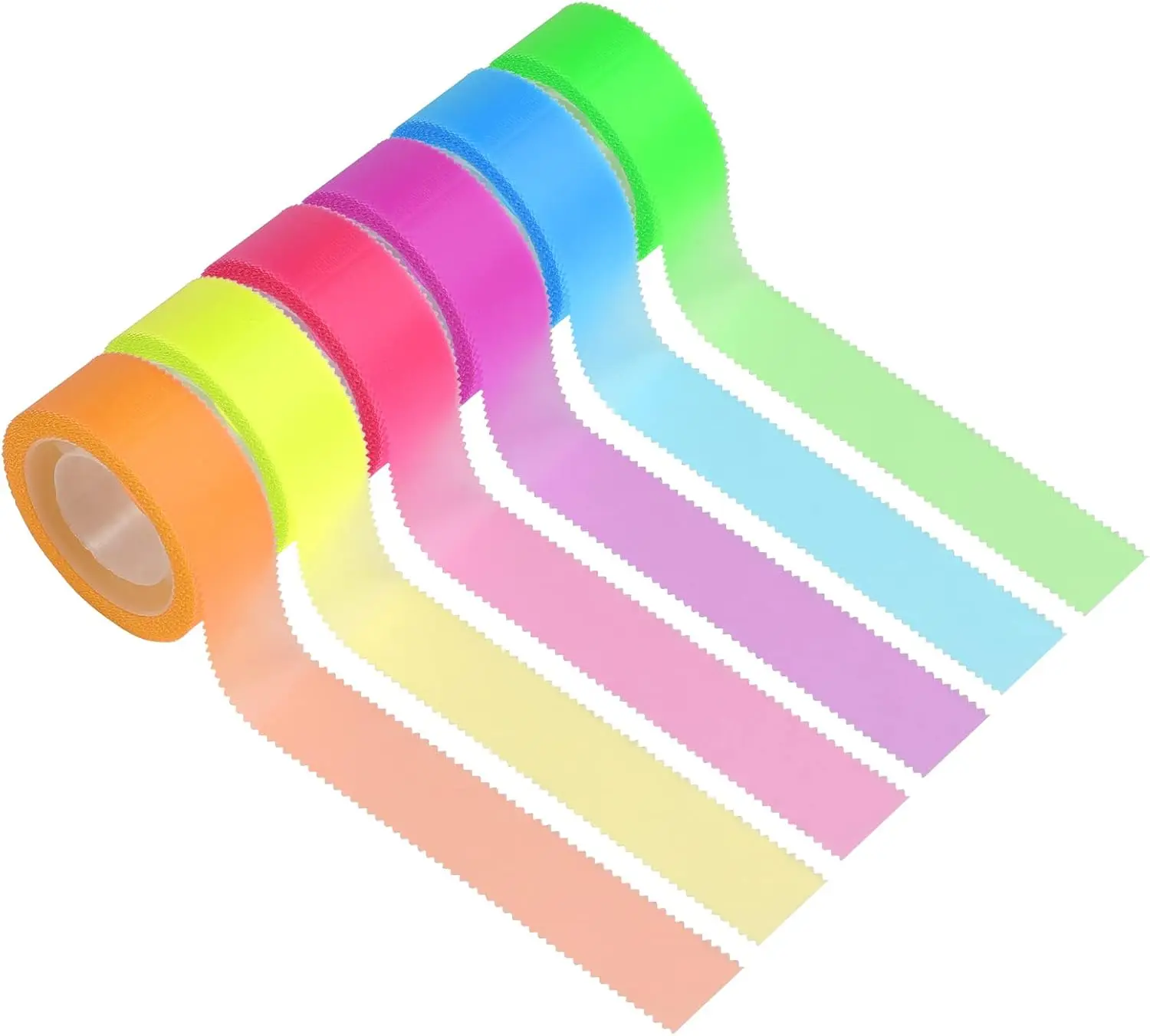Highlighter Tapes, 6 Rolls Removable Fluorescent Marking Sticker for Reading, 32ft per Roll, Neon
Highlighter Tapes, 6 Rolls Removable Fluorescent Marking Sticker for Reading, 32ft per Roll, Neon