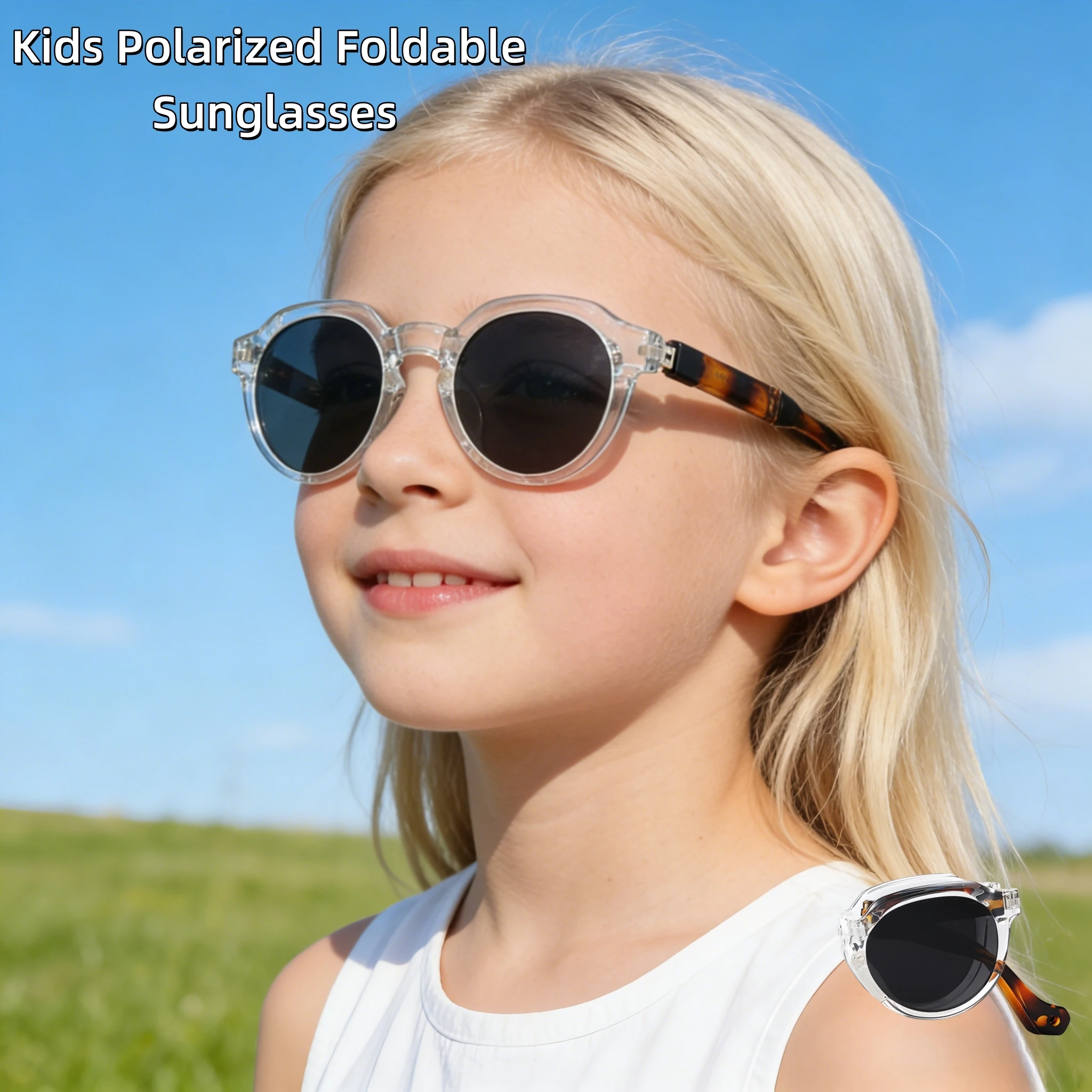 2026 New Fashion Square Frame Kids Foldable Polarized Sunglasses UV400 Sun Protection for Boys Girls KB698
2026 New Fashion Square Frame Kids Foldable Polarized Sunglasses UV400 Sun Protection for Boys Girls KB698
