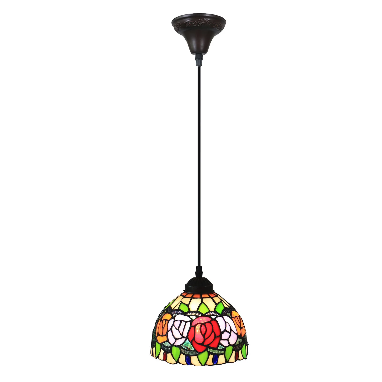 Tiffany Stained Glass Bedroom Chandelier Study Restaurant Aisle Foyer Bar Creative Glass Pendant Light
Tiffany Stained Glass Bedroom Chandelier Study Restaurant Aisle Foyer Bar Creative Glass Pendant Light