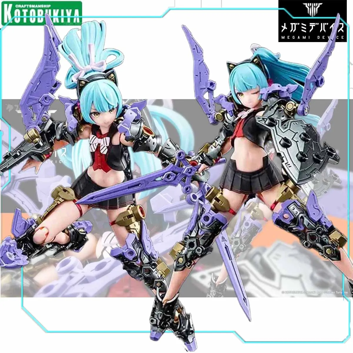 Kotobukiya Original Model Kit MEGAMI DEVICEASRAT BUSTER DOLL Knight Black Claws Anime Action Figure Assembly Model Gift Toys
Kotobukiya Original Model Kit MEGAMI DEVICEASRAT BUSTER DOLL Knight Black Claws Anime Action Figure Assembly Model Gift Toys