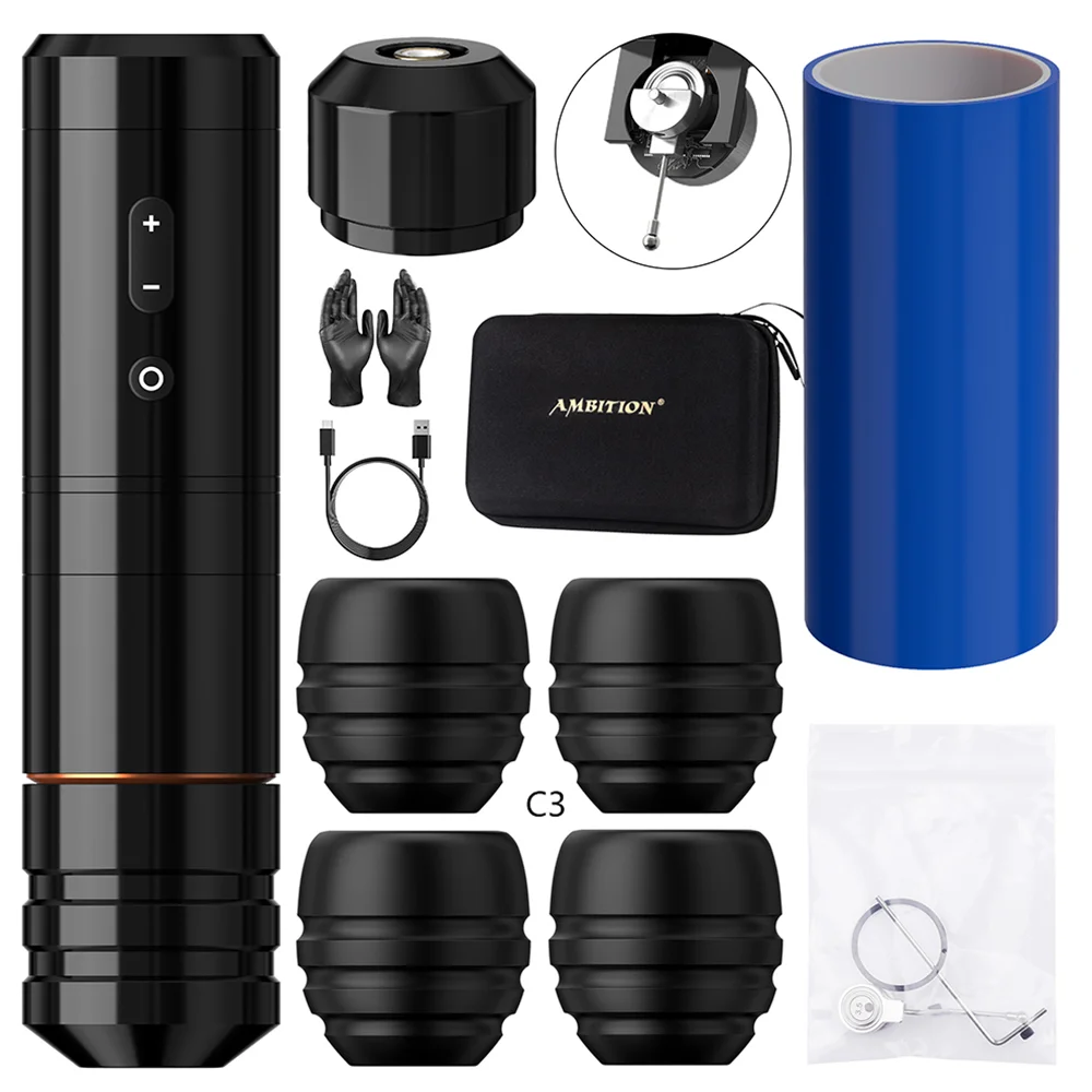 Ninja Nova 2025 Wireless Tattoo Pen Machine Latest Unlimited Direct Drive Brushless Motor 4.0/3.5mm Stroke Length
Ninja Nova 2025 Wireless Tattoo Pen Machine Latest Unlimited Direct Drive Brushless Motor 4.0/3.5mm Stroke Length