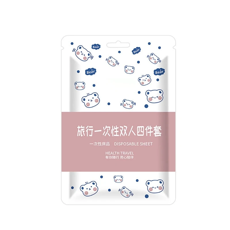 Disposable Bedding Set with Stylish Print for Hotels and Temporary Stays Convenient and Hygienic 4Pieces Set
Disposable Bedding Set with Stylish Print for Hotels and Temporary Stays Convenient and Hygienic 4Pieces Set