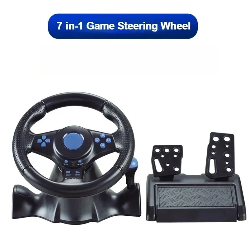 Gaming Steering Wheel PC STEAM Game Racing Controller Vibration Pedal Accelerate 180°
Gaming Steering Wheel PC STEAM Game Racing Controller Vibration Pedal Accelerate 180°