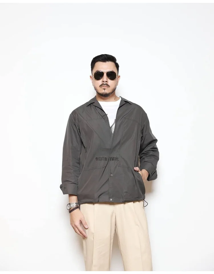 Японская куртка-рубашка с длинными рукавами, модель из коллаборационной коллекции, с двойными карманами, свободного кроя, молодежная, модная, для весенне-осеннего сезона
Японская куртка-рубашка с длинными рукавами, модель из коллаборационной коллекции, с двойными карманами, свободного кроя, молодежная, модная, для весенне-осеннего сезона