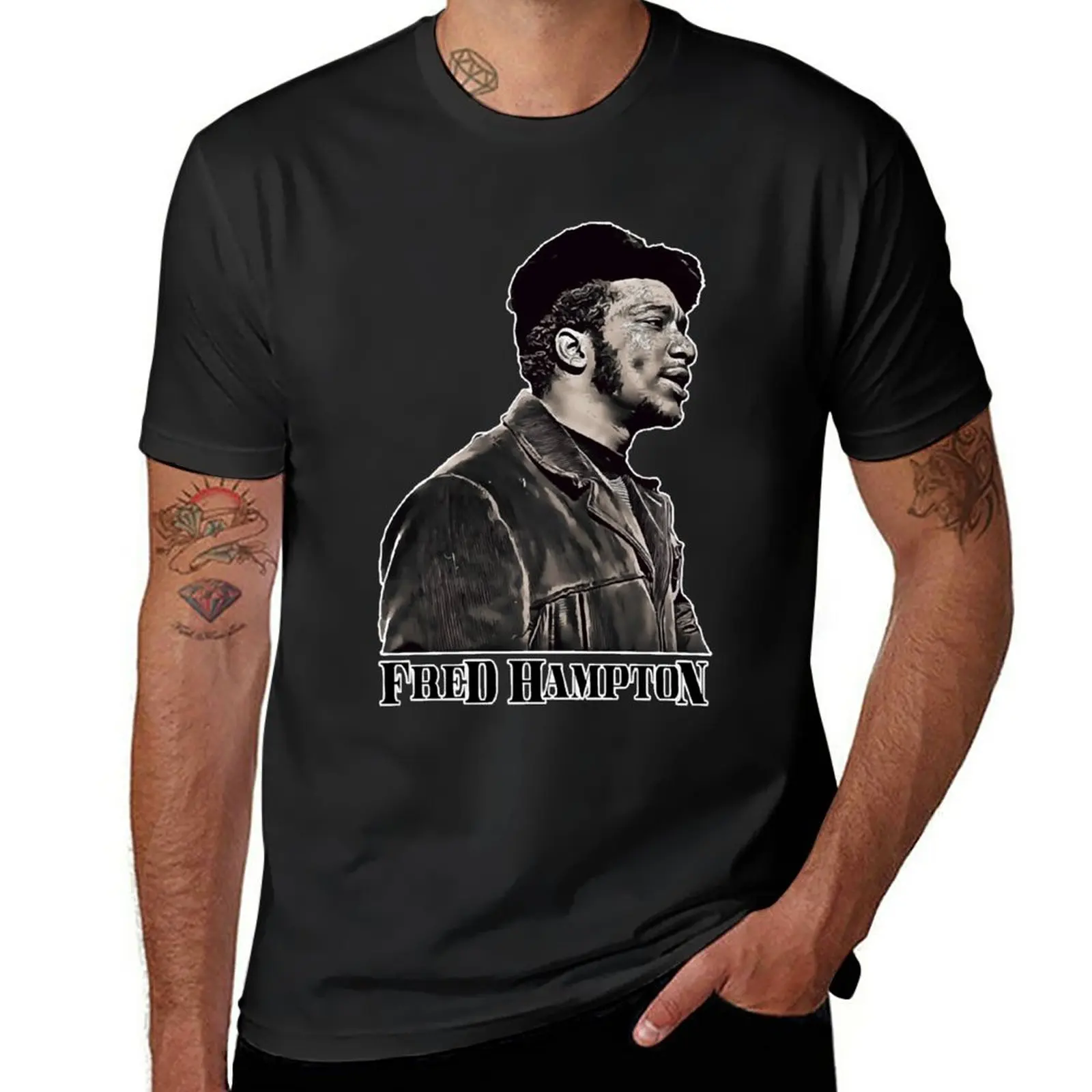 Новая футболка от Fred Hampton, Однотонная футболка, футболка с животным принтом для мальчиков, новая версия футболок, Мужская винтажная футболка s
Новая футболка от Fred Hampton, Однотонная футболка, футболка с животным принтом для мальчиков, новая версия футболок, Мужская винтажная футболка s