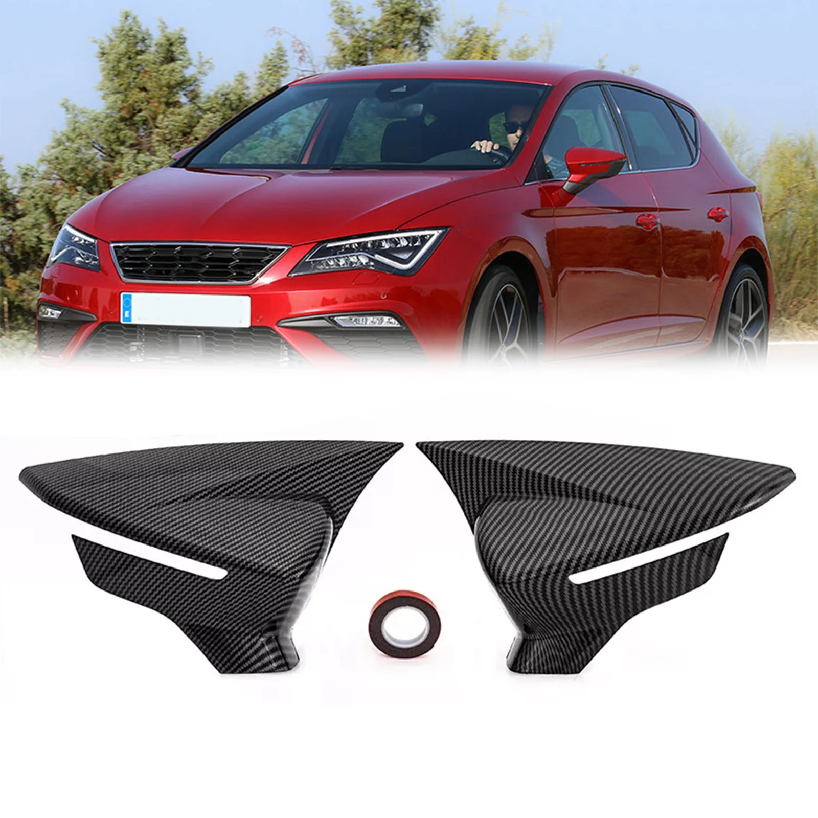 2PCS Direct Add-On Rear View Mirror Cap Cover(Left+Right) FOR SEAT LEON 2012-2019 Automotive Professional Parts
2PCS Direct Add-On Rear View Mirror Cap Cover(Left+Right) FOR SEAT LEON 2012-2019 Automotive Professional Parts