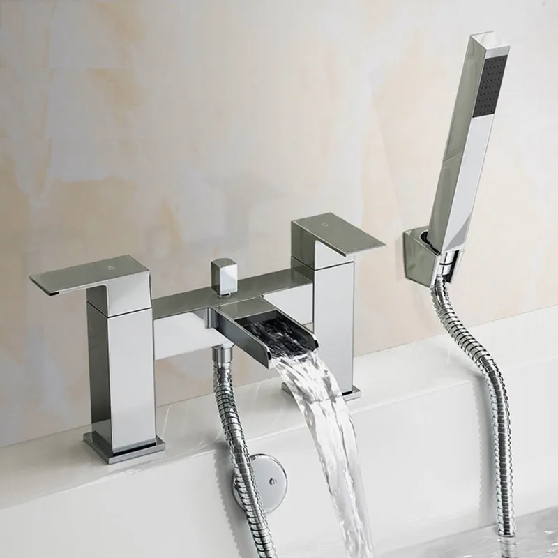 MTTTUZK 59# Brass Bathtub Waterfall Faucet 18cm Distance Bathtub Faucet With Shower Hand Sitting Bathtub Faucet
MTTTUZK 59# Brass Bathtub Waterfall Faucet 18cm Distance Bathtub Faucet With Shower Hand Sitting Bathtub Faucet