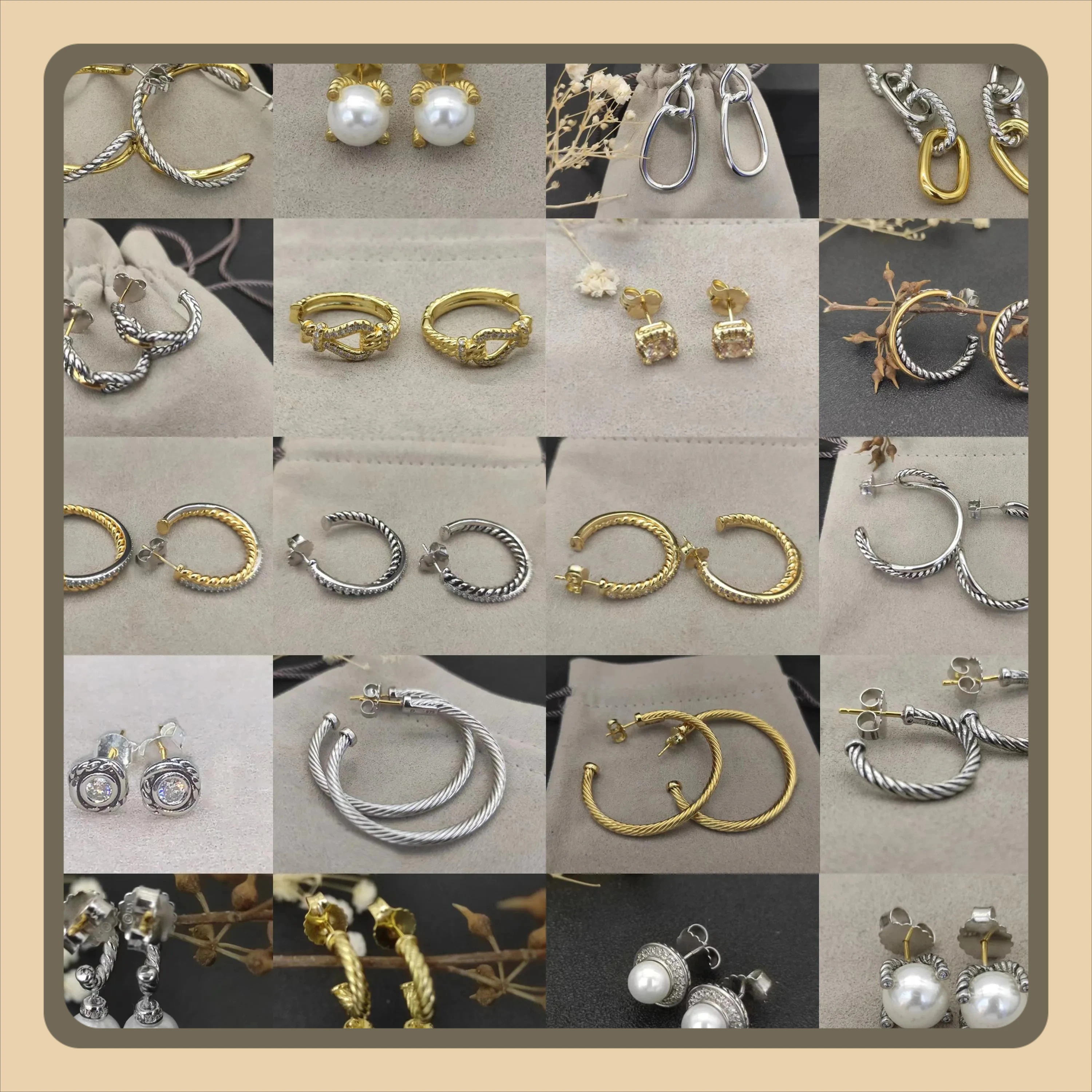 2026 New Arrival Earrings in Gift for Fashionable Women and Couples
2026 New Arrival Earrings in Gift for Fashionable Women and Couples