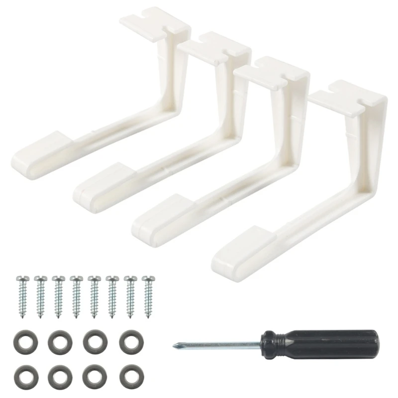 4Pcs RV Campers Curtain Clips Curtain Holder Clips with Screws and Screwdriver Side Curtain Hold Down Window Covering Holdback
4Pcs RV Campers Curtain Clips Curtain Holder Clips with Screws and Screwdriver Side Curtain Hold Down Window Covering Holdback