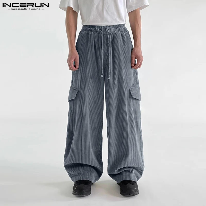 INCERUN 2025 Korean Style Trousers Fashion Pants New Men's Thick Corduroy Long Pant Casual Streetwear Male Hot Selling Pantalons
INCERUN 2025 Korean Style Trousers Fashion Pants New Men's Thick Corduroy Long Pant Casual Streetwear Male Hot Selling Pantalons