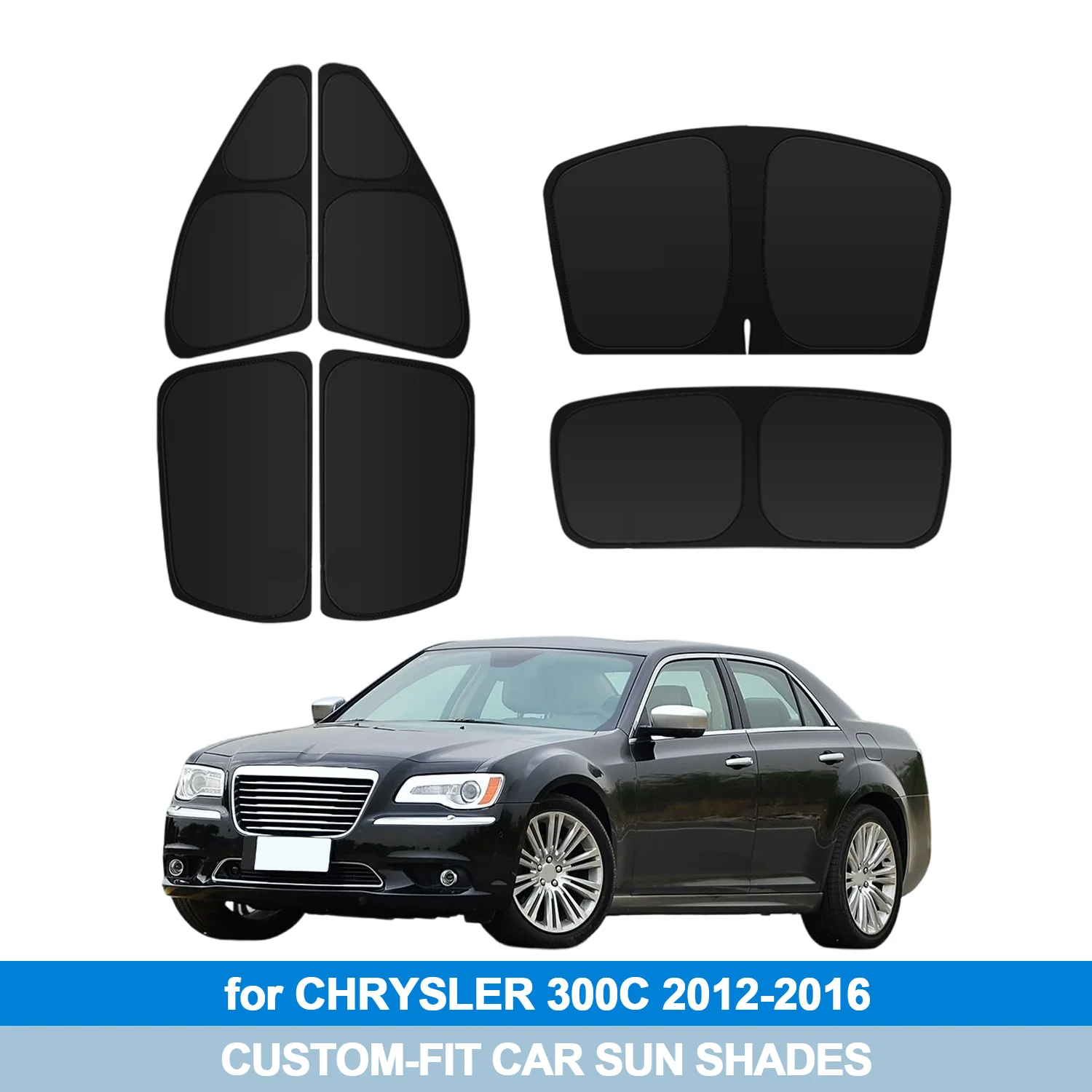 For CHRYSLER 300C 2012-2016 Windshield Sun Shade Side Window Shades Cover Sun Visor Shield Privacy Protection Car Accessories
For CHRYSLER 300C 2012-2016 Windshield Sun Shade Side Window Shades Cover Sun Visor Shield Privacy Protection Car Accessories