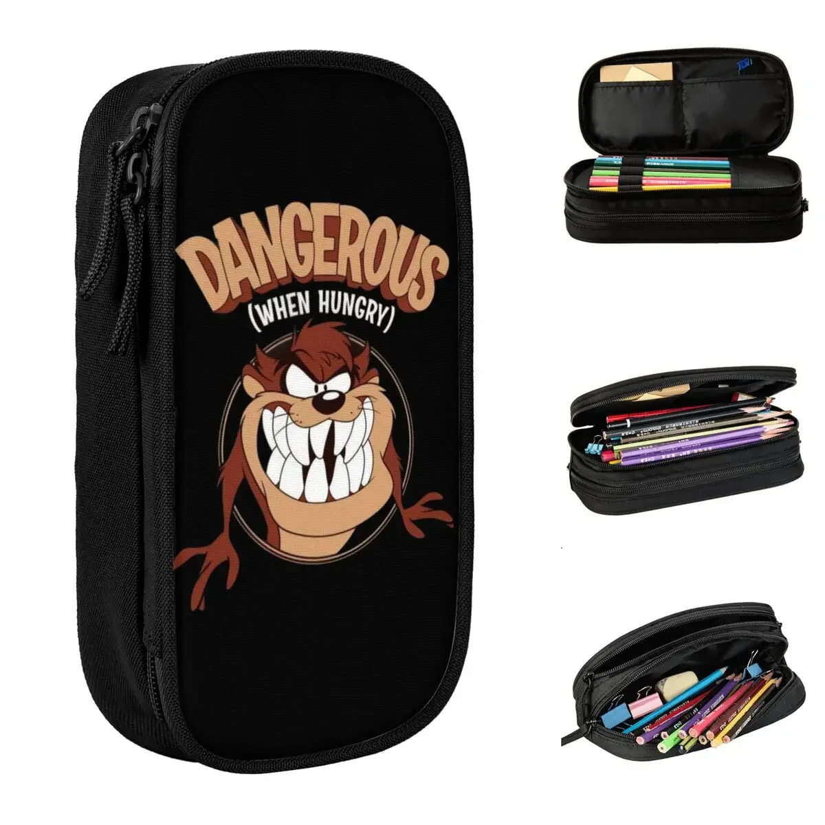 Space Jam Tazs Pencil Case Dangerous when Hungry Pencilcases Pen Girl Boy Large Storage Bags School Supplies Zipper Accessories
Space Jam Tazs Pencil Case Dangerous when Hungry Pencilcases Pen Girl Boy Large Storage Bags School Supplies Zipper Accessories