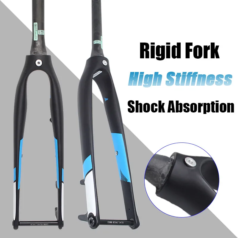Full carbon fiber gravel bike front fork Road bike front fork. Comes with barrel axle rod
Full carbon fiber gravel bike front fork Road bike front fork. Comes with barrel axle rod