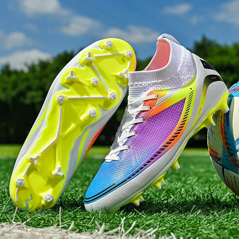 New Adult Men's Soccer Shoes TF/FG Professional Anti-Slip Women's Football Boot Children's Outdoor High Quality Soccer Sneakers
New Adult Men's Soccer Shoes TF/FG Professional Anti-Slip Women's Football Boot Children's Outdoor High Quality Soccer Sneakers