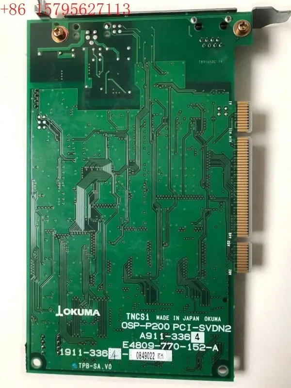 Плата ЧПУ OSP-P200 PCI-SVDN2 E4809-770-152-A A911-3364
Плата ЧПУ OSP-P200 PCI-SVDN2 E4809-770-152-A A911-3364