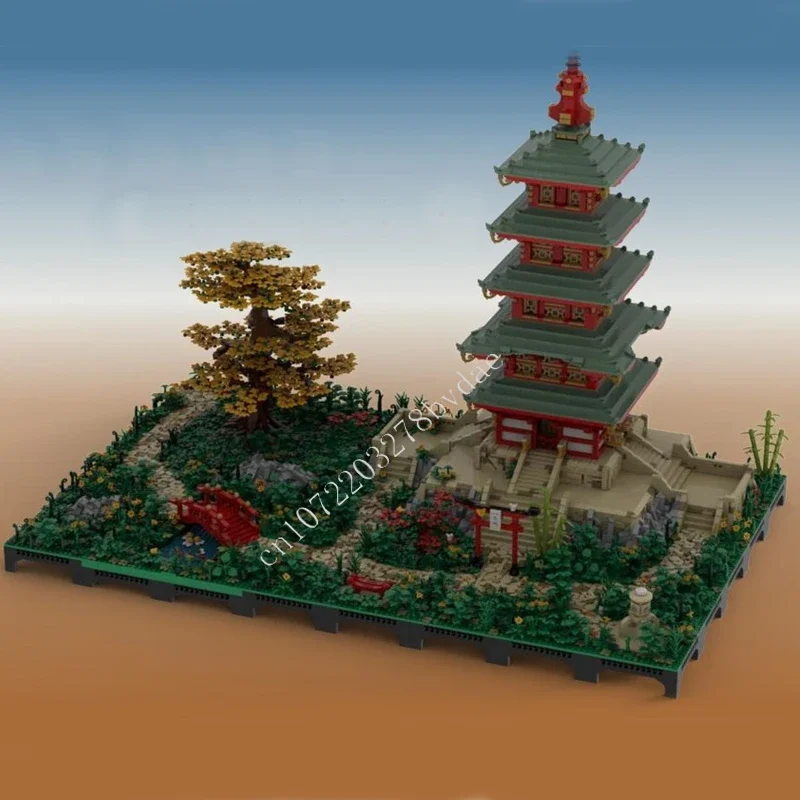 15632PCS Asian diorama with pagoda, bridge and tree Modular City MOC Creative street view Model Building Blocks DIY Assembly Toy
15632PCS Asian diorama with pagoda, bridge and tree Modular City MOC Creative street view Model Building Blocks DIY Assembly Toy