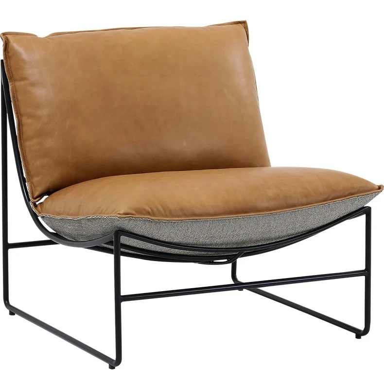 Imported First Layer Cowhide Fabric Double-Sided Iron Single Sofa Leisure Reading Chair
Imported First Layer Cowhide Fabric Double-Sided Iron Single Sofa Leisure Reading Chair
