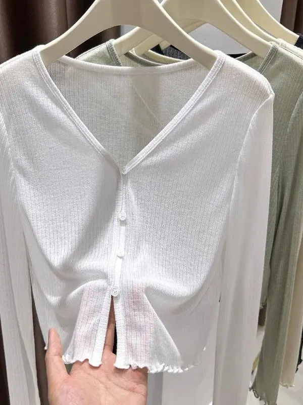 Plus Size plus Size Ice Silk Thin Sun Protection Cardigan Women's Summer ort oulder Wrap Ear Look Outerwear Cover up Jaet
Plus Size plus Size Ice Silk Thin Sun Protection Cardigan Women's Summer ort oulder Wrap Ear Look Outerwear Cover up Jaet