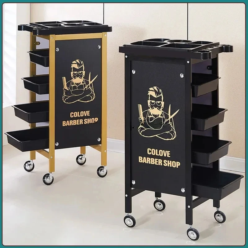 Vintage Iron Trolley Hair Salon Auxiliary Cart Multi-layer Partition Rolling Cart Mobile Pulley Rust-proof Barber Shop Trolley
Vintage Iron Trolley Hair Salon Auxiliary Cart Multi-layer Partition Rolling Cart Mobile Pulley Rust-proof Barber Shop Trolley