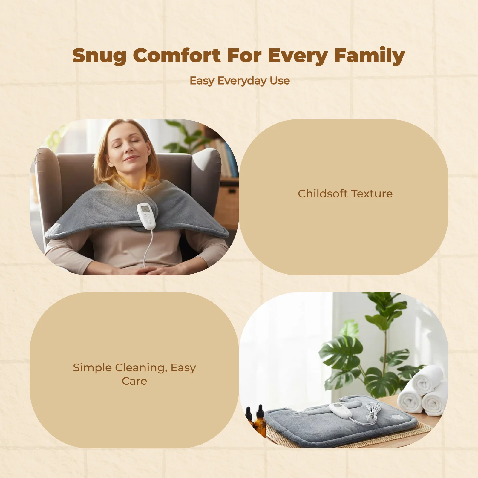 Эргономичный дизайн для шеи, регулируемый нагрев
Эргономичный дизайн для шеи, регулируемый нагрев