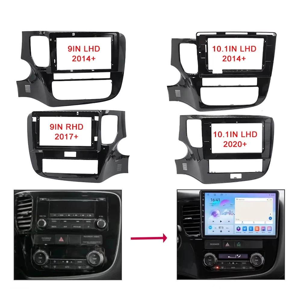 9/10 Inch Car Frame Fascia Adapter for | Android Radio Dash Fitting Panel Kit
9/10 Inch Car Frame Fascia Adapter for | Android Radio Dash Fitting Panel Kit