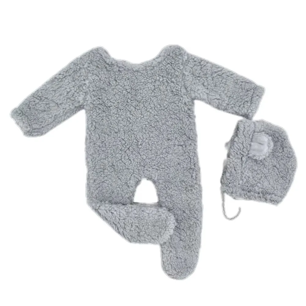 Creative Newborn Photography Props Bear Design Newborn Bear Bonnet and Pajama Set Bear Ear Hat Soft Knit Newborn Prop Set
Creative Newborn Photography Props Bear Design Newborn Bear Bonnet and Pajama Set Bear Ear Hat Soft Knit Newborn Prop Set