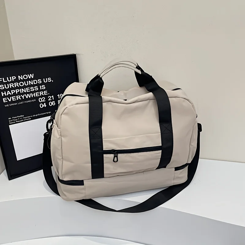 Large Capacity Women's Luggage Bag, Stylish and Versatile Simple Casual Handbag, Zipper Closure, Men's Commuting Bags
Large Capacity Women's Luggage Bag, Stylish and Versatile Simple Casual Handbag, Zipper Closure, Men's Commuting Bags
