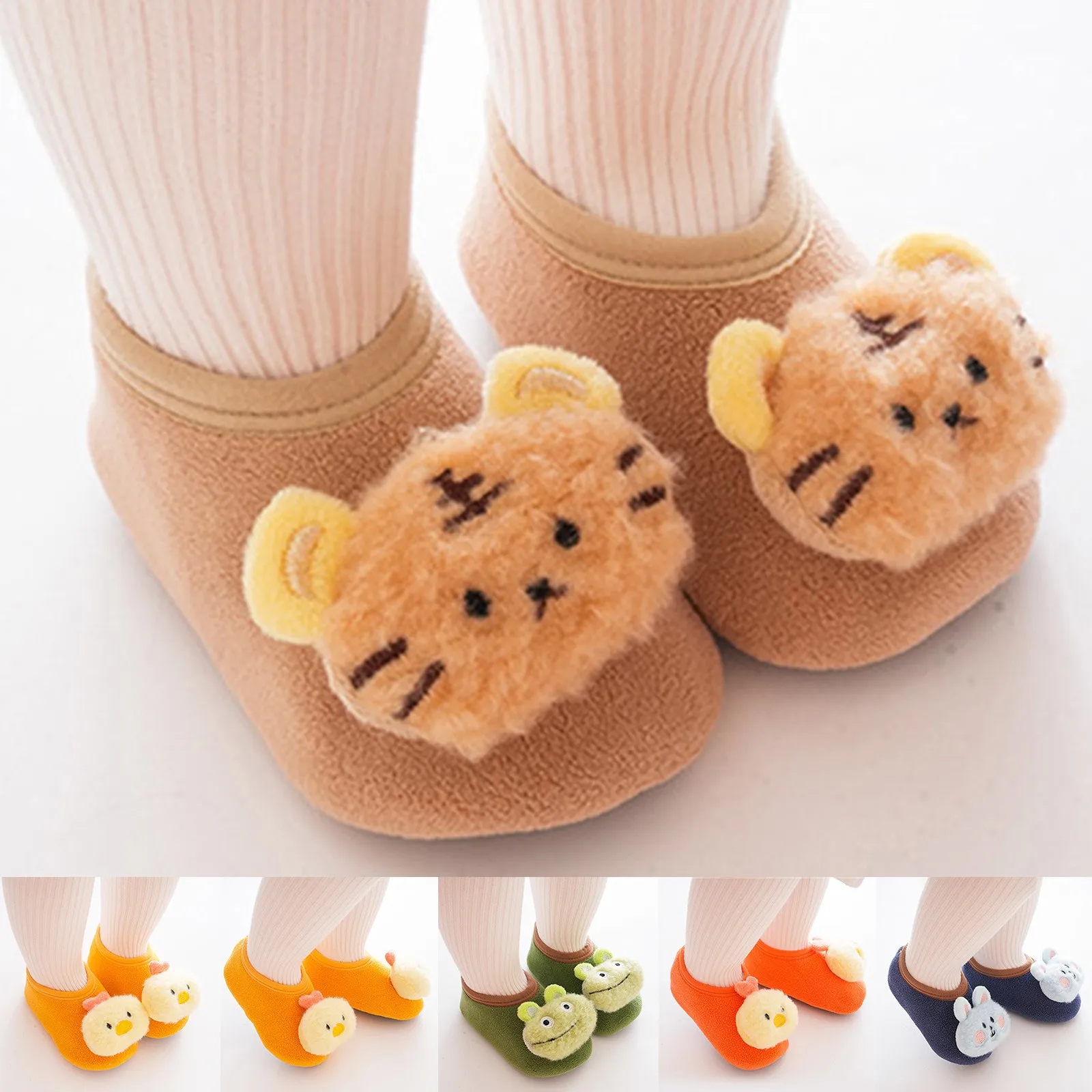 Cartoon Baby Shoes Winter Thick Warm Newborn Socks Shoes Non-slip Soled Soft Plush Toddler Kids Boy Girls Infant First Walkers
Cartoon Baby Shoes Winter Thick Warm Newborn Socks Shoes Non-slip Soled Soft Plush Toddler Kids Boy Girls Infant First Walkers