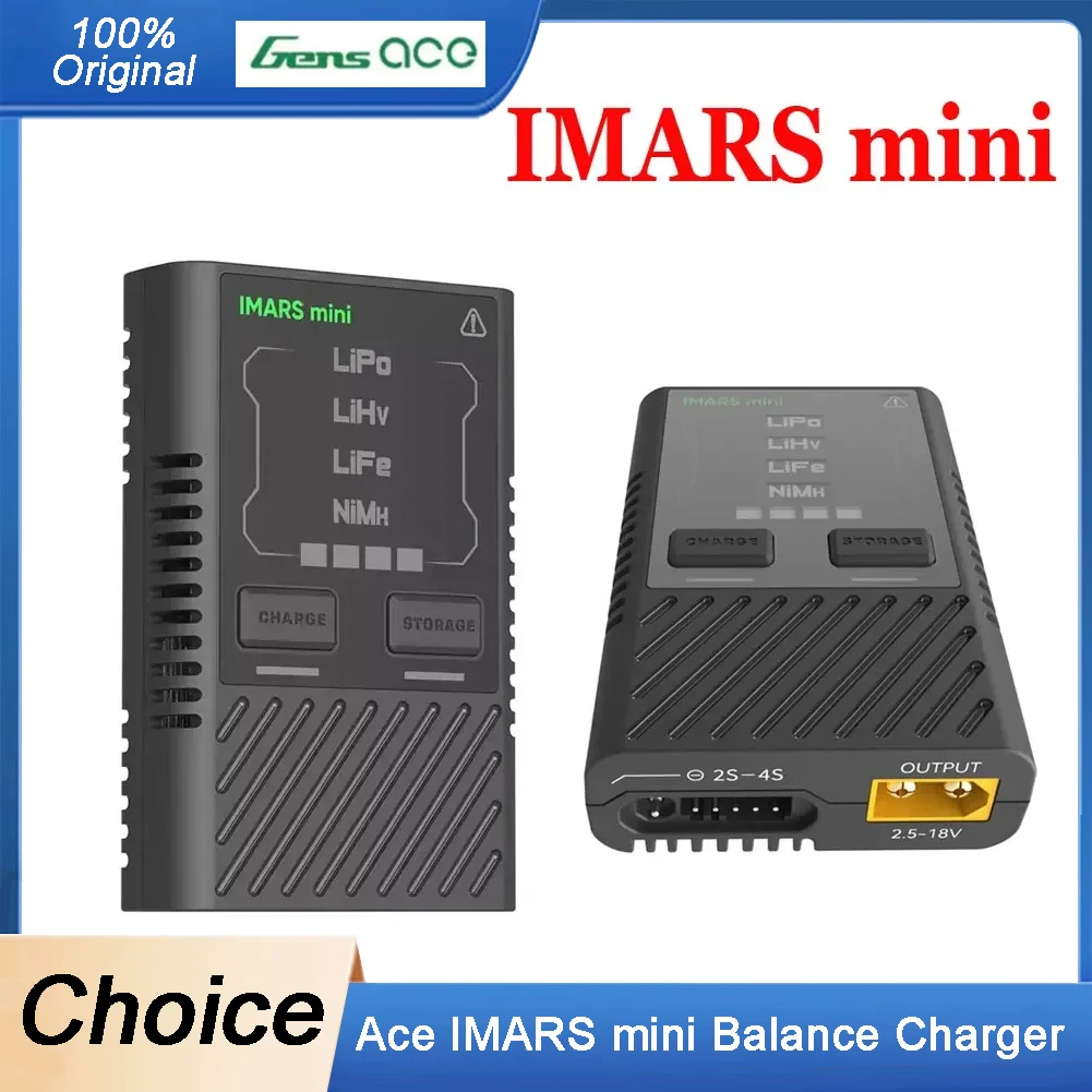 Gens Ace IMARS mini Balance Charger 2-4S Lipo Battery Smart Charging G-TECH For Lipo LiHv LiFe NiMH QC PD USB-C RC FPV Drone
Gens Ace IMARS mini Balance Charger 2-4S Lipo Battery Smart Charging G-TECH For Lipo LiHv LiFe NiMH QC PD USB-C RC FPV Drone