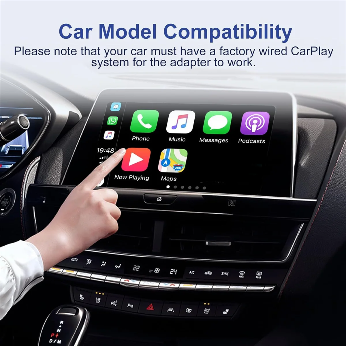 Sust-aWireless CarPlay Adapter, Wireless CarPlay Dongle Convert Wired to Wireless CarPlay/Android Auto for Wired CarPlay
Sust-aWireless CarPlay Adapter, Wireless CarPlay Dongle Convert Wired to Wireless CarPlay/Android Auto for Wired CarPlay