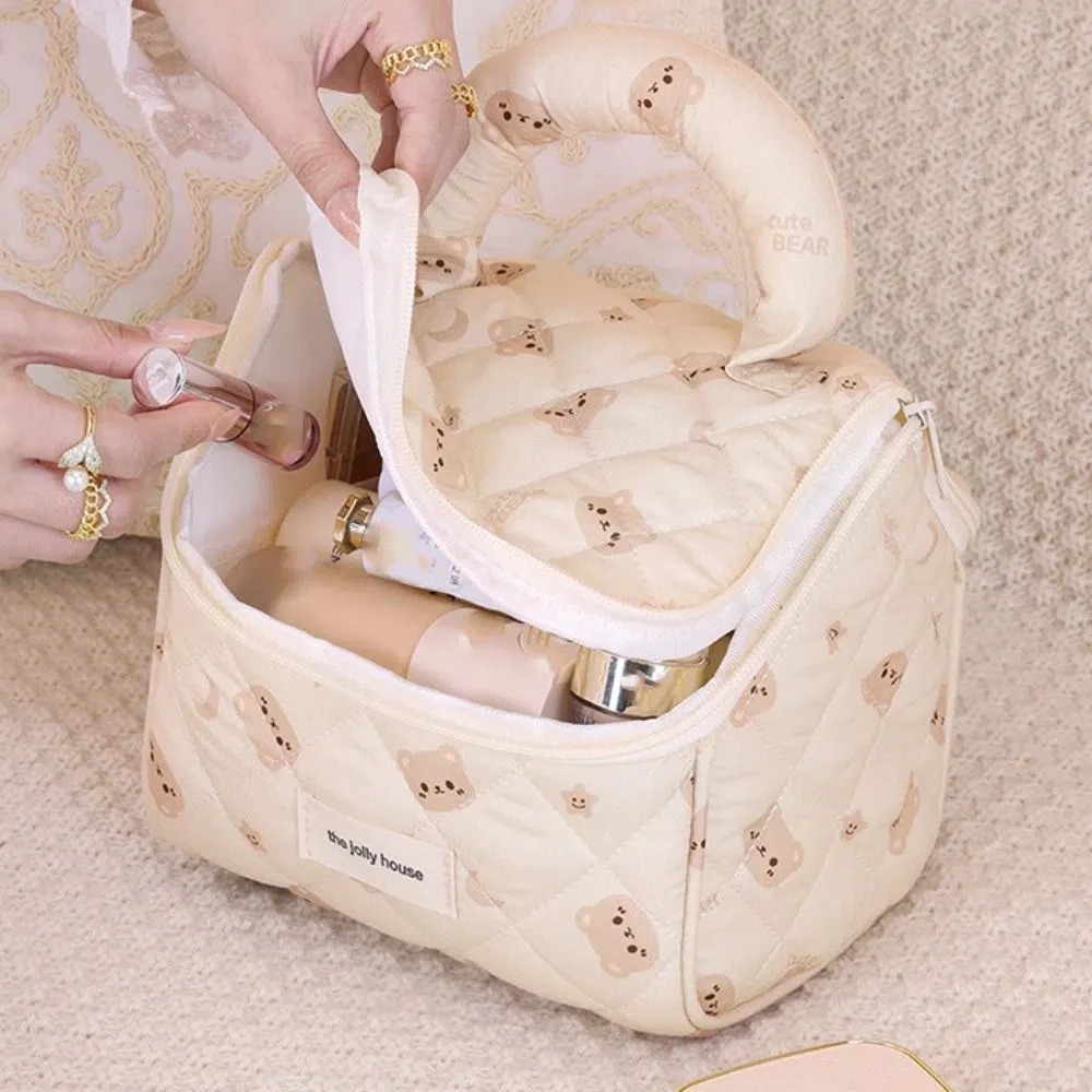Korean Ins Cartoon Cosmetic Bag Bear Rabbit Wash Pouch Storage Bag Handbag Butterfly Cherry Makeup Brush Case Outdoor
Korean Ins Cartoon Cosmetic Bag Bear Rabbit Wash Pouch Storage Bag Handbag Butterfly Cherry Makeup Brush Case Outdoor