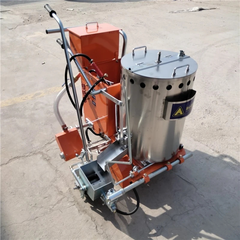 Winter road marking hand-pushed hot melt marking machine, multi-functional marking car for various urban road marking
Winter road marking hand-pushed hot melt marking machine, multi-functional marking car for various urban road marking