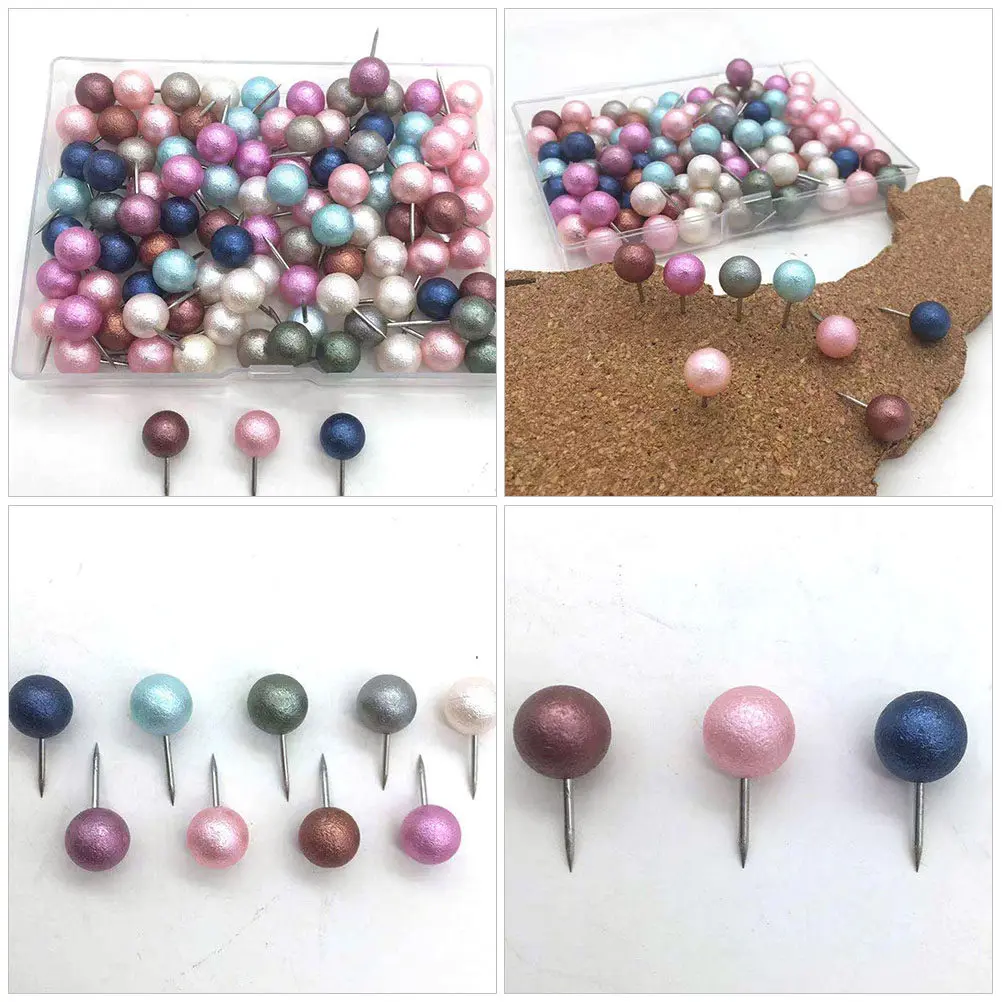100Pcs Pearlized Bulletin Pins Ball Head Straight Pins for DIY Crafts Decorations Office Board Fabric Embroidery Jewelry Making
100Pcs Pearlized Bulletin Pins Ball Head Straight Pins for DIY Crafts Decorations Office Board Fabric Embroidery Jewelry Making