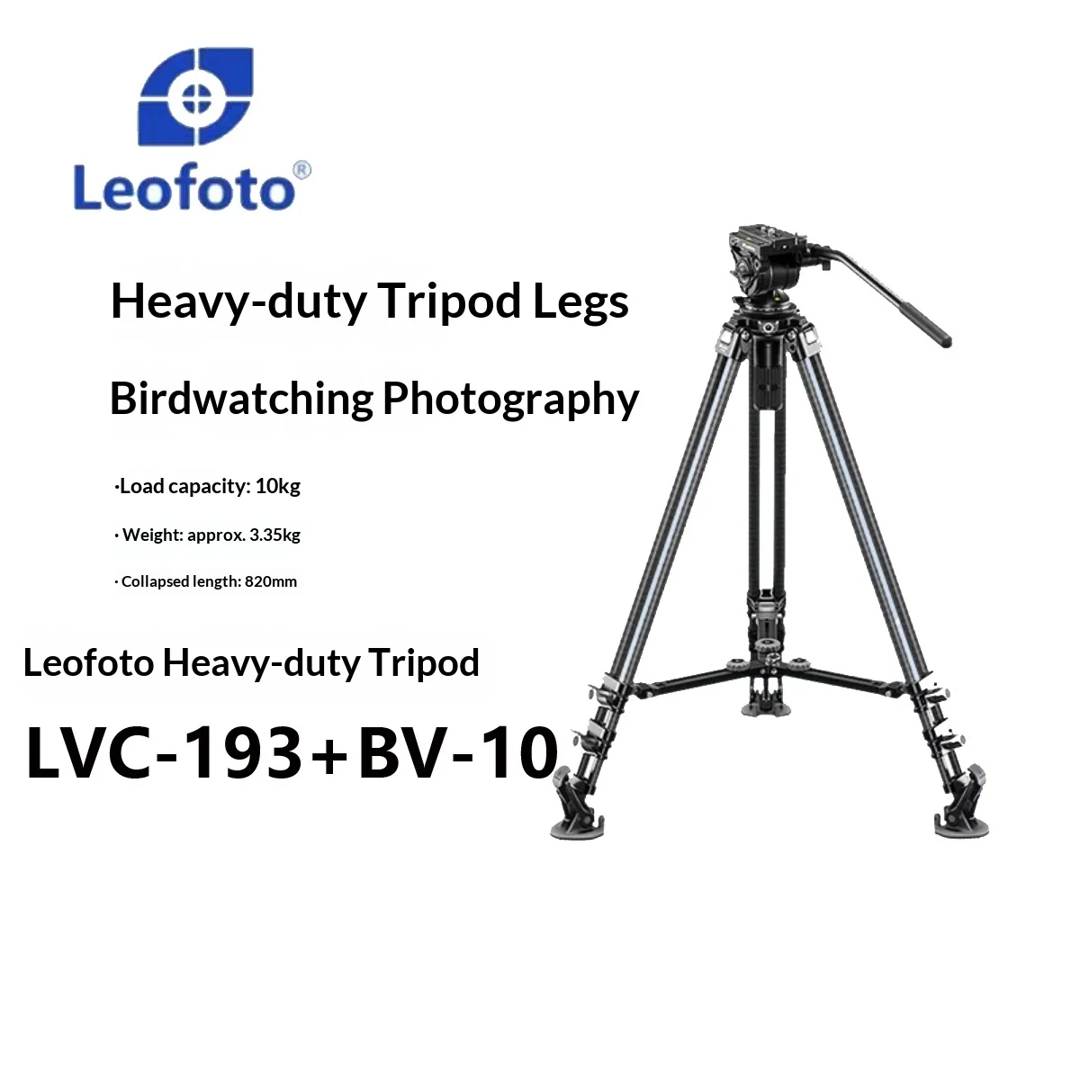 Штатив Leofoto Black Diamond Series LVC-193 с гидравлической демпфирующей головкой для видео
Штатив Leofoto Black Diamond Series LVC-193 с гидравлической демпфирующей головкой для видео