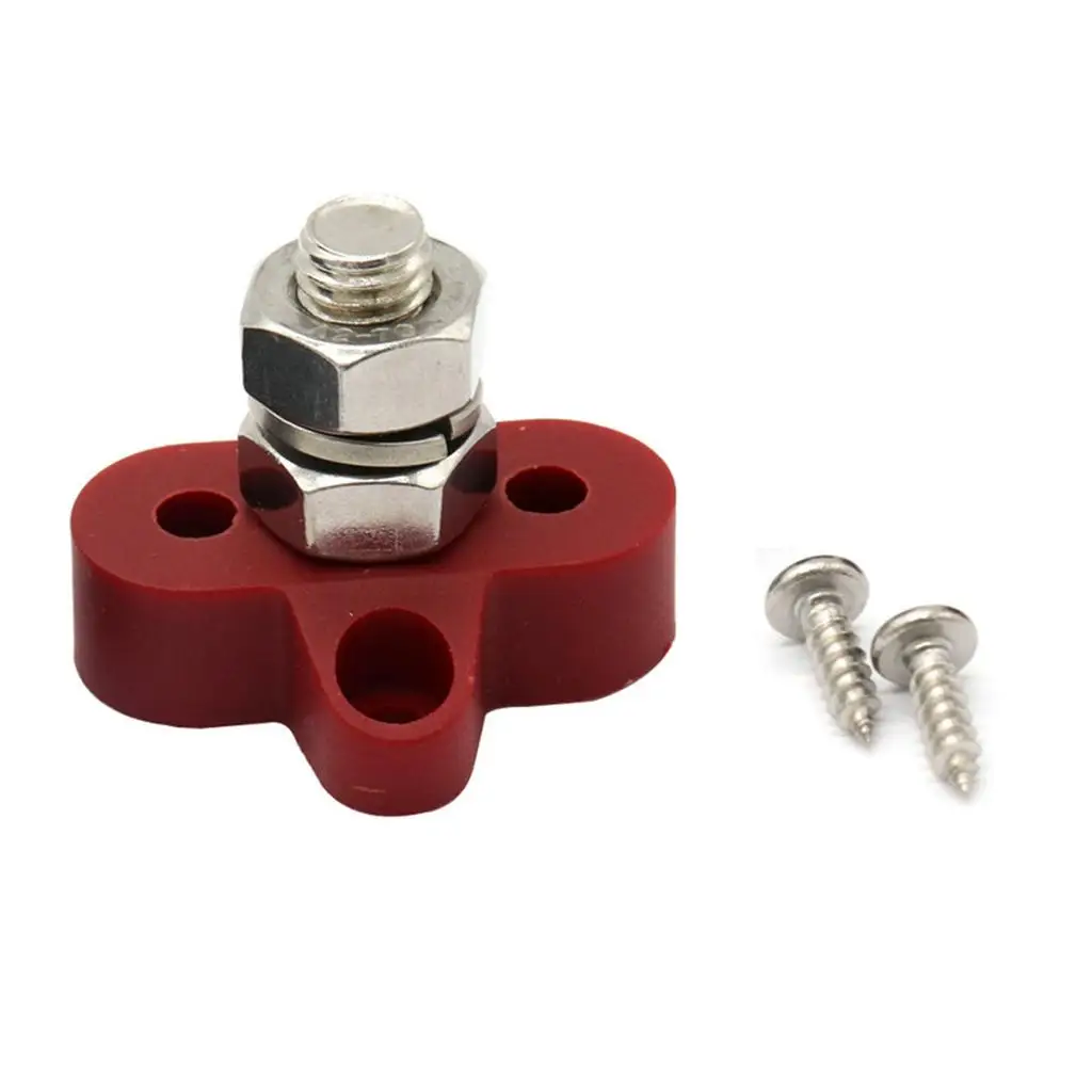 Stainless Steel Single Stud Power Junction Block Insulated Electrical Terminal for Yacht Car RV
Stainless Steel Single Stud Power Junction Block Insulated Electrical Terminal for Yacht Car RV