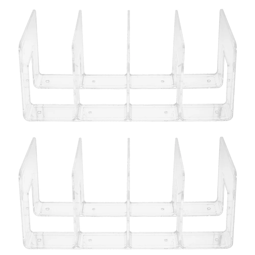 2Pcs Bookends for Shelves Decorative Plastic Transparent File ganizer Storage Rack Desk Office Books Magazines Holder
2Pcs Bookends for Shelves Decorative Plastic Transparent File ganizer Storage Rack Desk Office Books Magazines Holder