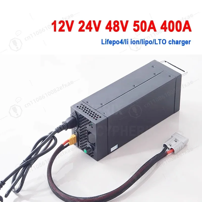 12V 100A 48V Battery Charger 14.6V 60A 29.2v 12.6v 58.4V 50A 54.6V 58.8V for 18650 Lithium Lifepo4 Lead Acid Battery 48V Lifepo4
12V 100A 48V Battery Charger 14.6V 60A 29.2v 12.6v 58.4V 50A 54.6V 58.8V for 18650 Lithium Lifepo4 Lead Acid Battery 48V Lifepo4