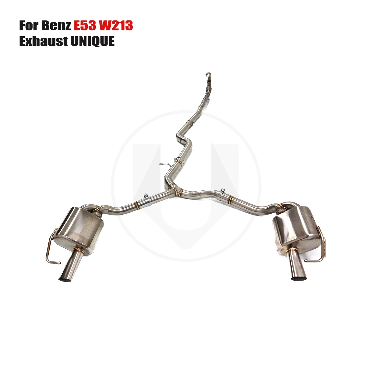 UNIQUE for 2019+ Benz AMG E53 GLE53 L6 3.0T SS304 Valve Exhaust High Performance Exhaust Pipe for Exhaust System
UNIQUE for 2019+ Benz AMG E53 GLE53 L6 3.0T SS304 Valve Exhaust High Performance Exhaust Pipe for Exhaust System