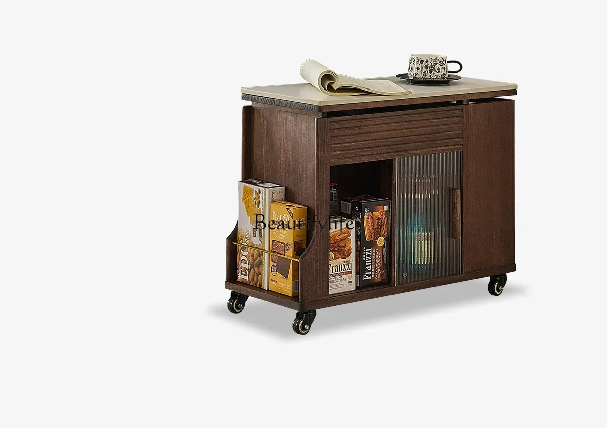 LJY*Side cabinet with wheel corner trolley for Nordic solid wood sofa storage
LJY*Side cabinet with wheel corner trolley for Nordic solid wood sofa storage