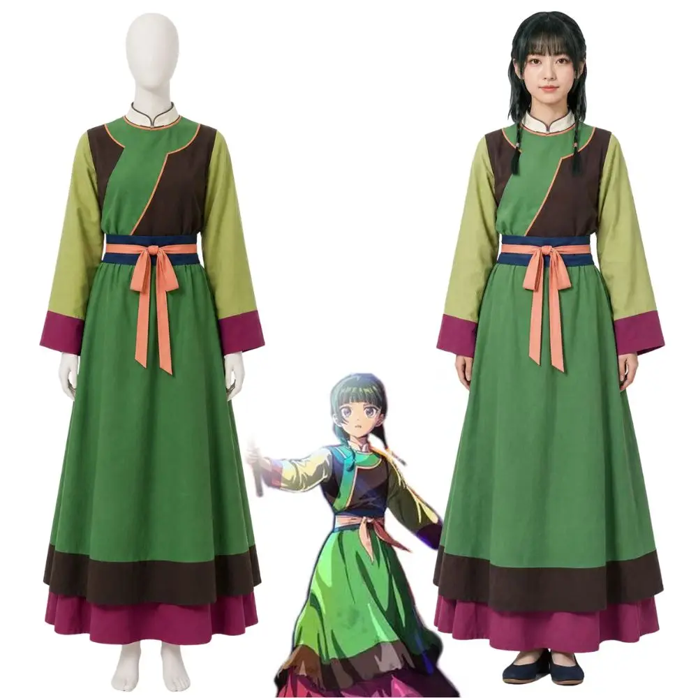 Anime The Apothecary Diaries Maomao Cosplay Costume For Women Dresses Roleplay Fancy Outfits Halloween Carnival Party Suit
Anime The Apothecary Diaries Maomao Cosplay Costume For Women Dresses Roleplay Fancy Outfits Halloween Carnival Party Suit